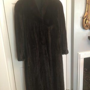 Classic Full Length Danish Female Ranch  Mink Coat